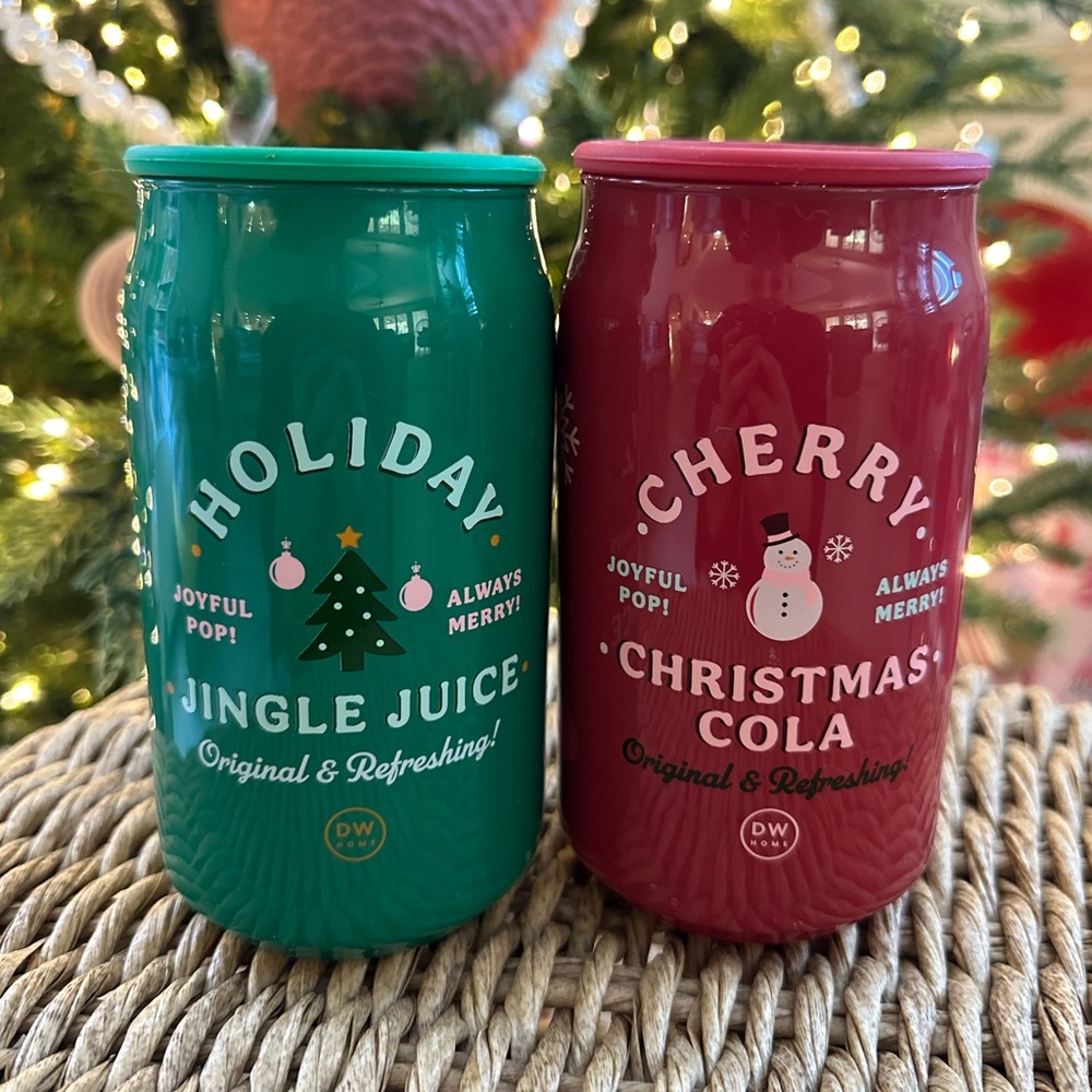 DW home Sodacan candles Holiday Jingle Juice Cherry Christmas cola 15.4 oz